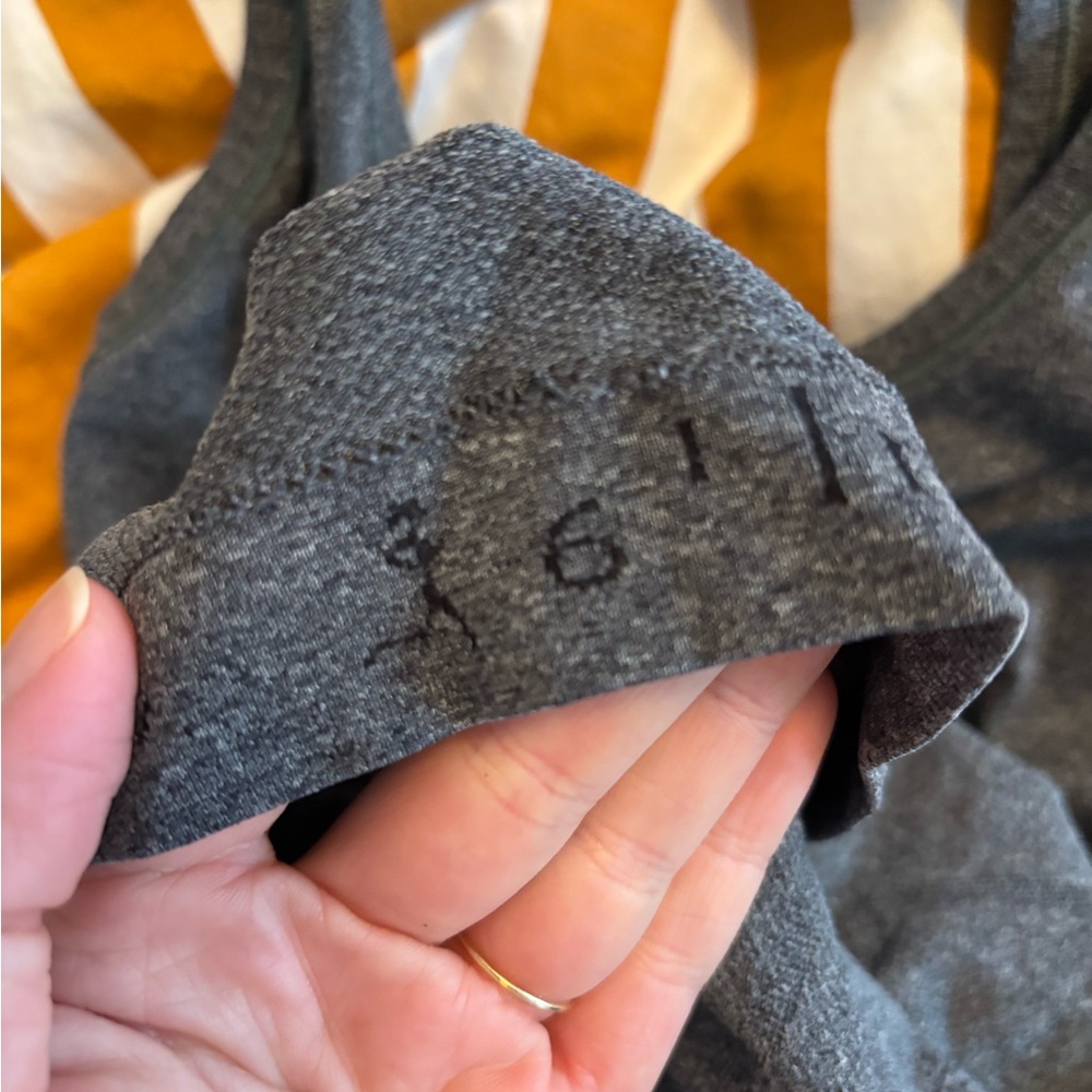 Lululemon Grey Racerback Tank - Picture 4 of 6